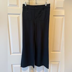 LOFT Black Ankle Cropped Pants